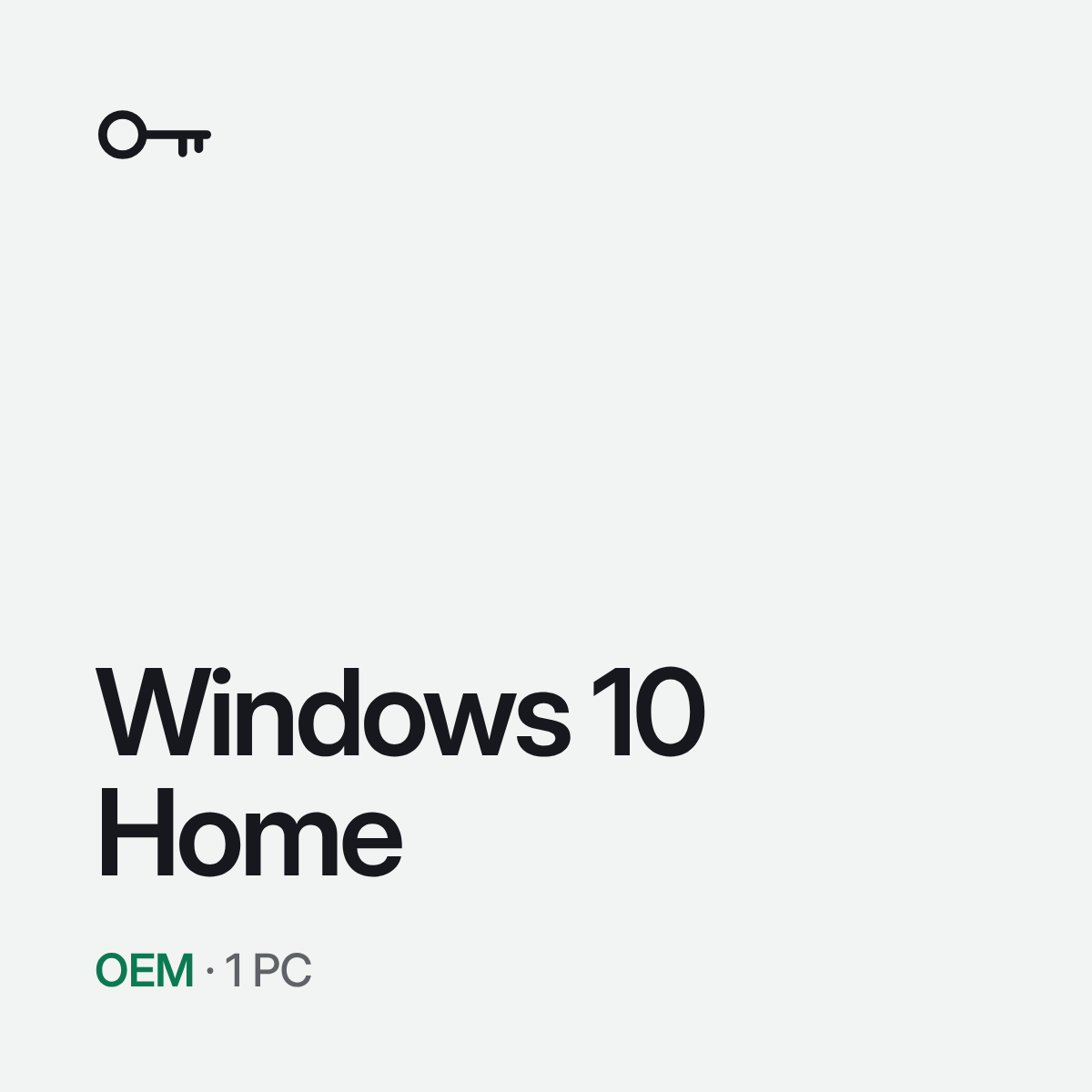 Windows 10 Home OEM – Ključ za 1 računalnik