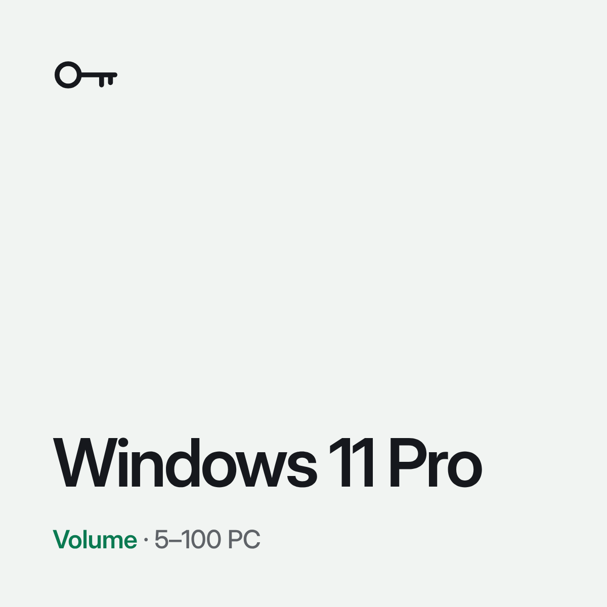 Windows 11 Pro – Količinska licenca (5 do 100 računalnikov)