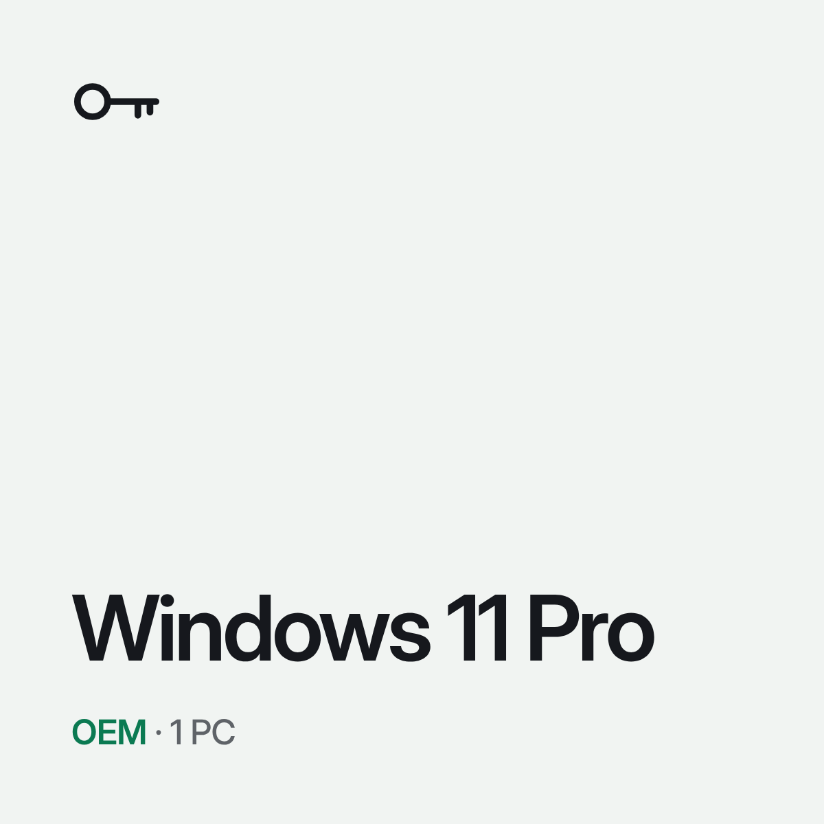 Windows 11 Pro OEM – Ključ za 1 računalnik